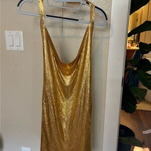 Gold Chain Dress